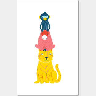 Animal Stack Posters and Art